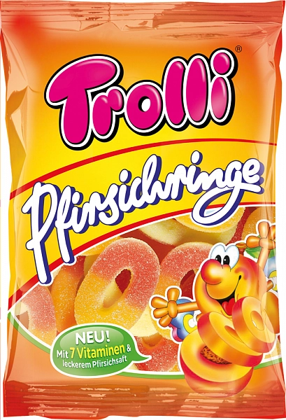 Trolli 200g Broskev kroužky (18)