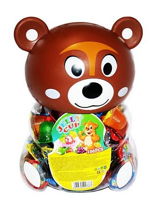 P-Cup Bear bílý 13g (6x100) jar