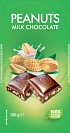 S-ChocoYoco Mléčná čokoláda.Arašídy 100g (46)