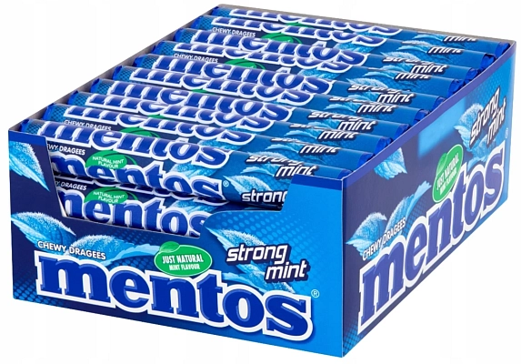 Mentos 38g (8x40) strong mint