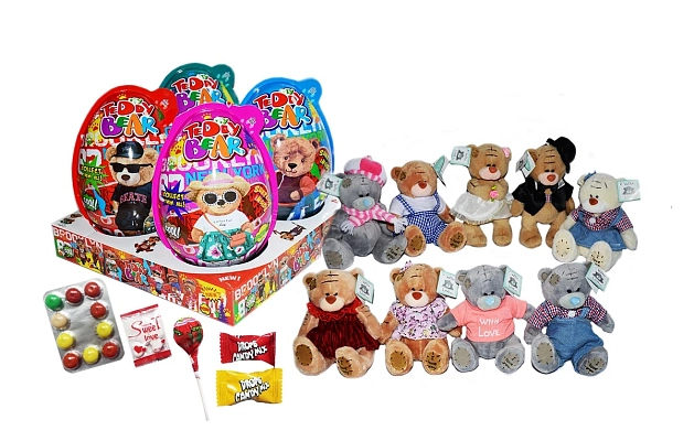 P-vaj.Super Big Plastic Teddy Bear 25g (12x4)