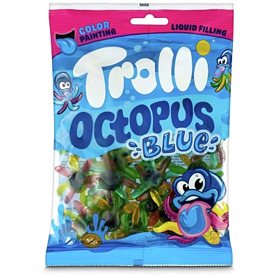 Trolli 100g Octopus bar. (8x12)
