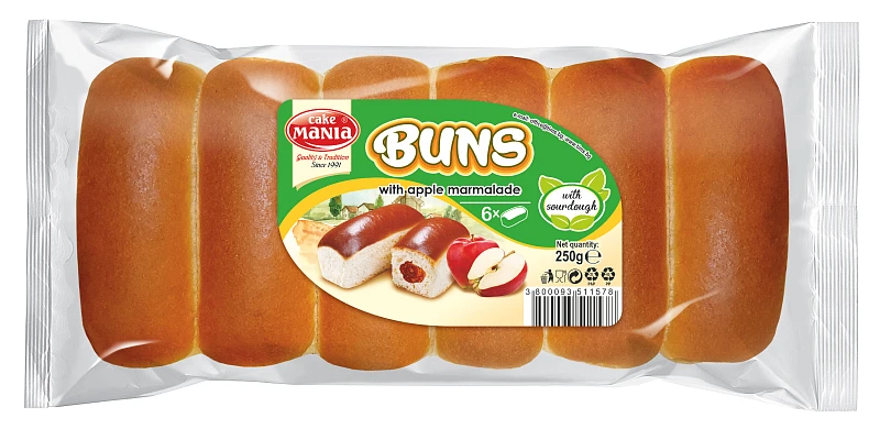 CM- Buns buchtičky 250g jablko (15)