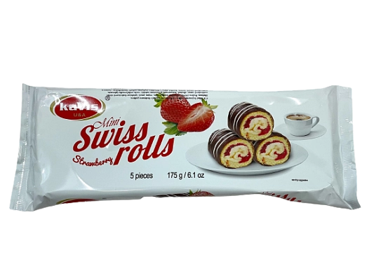 Ko-Mini Swiss Roll 175g (20) jahoda