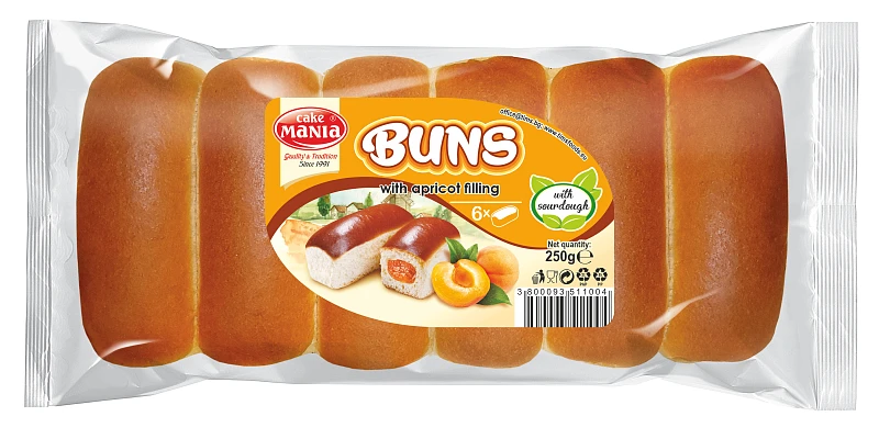 CM- Buns buchtičky 250g meruňka (15)