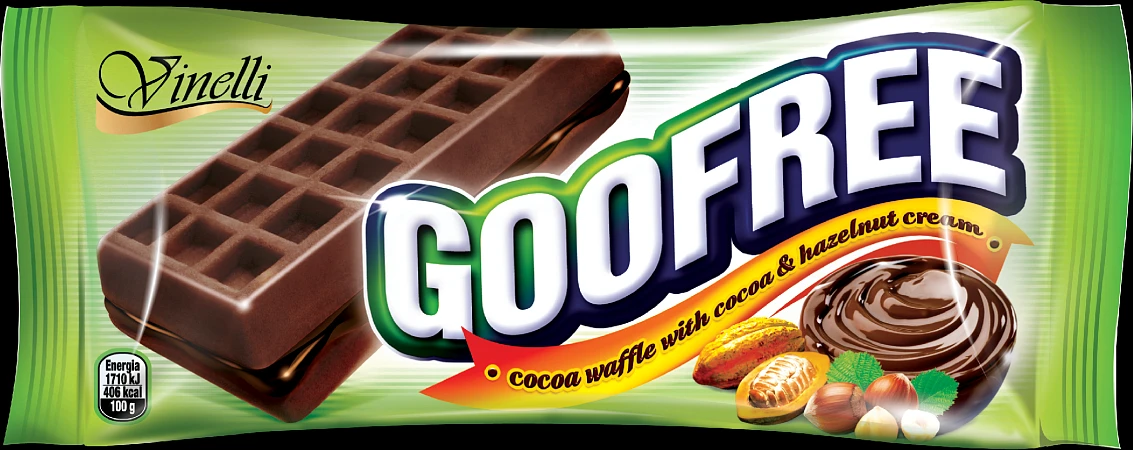 GooFree kakao 50g kakao- zelená (8x12) vafle