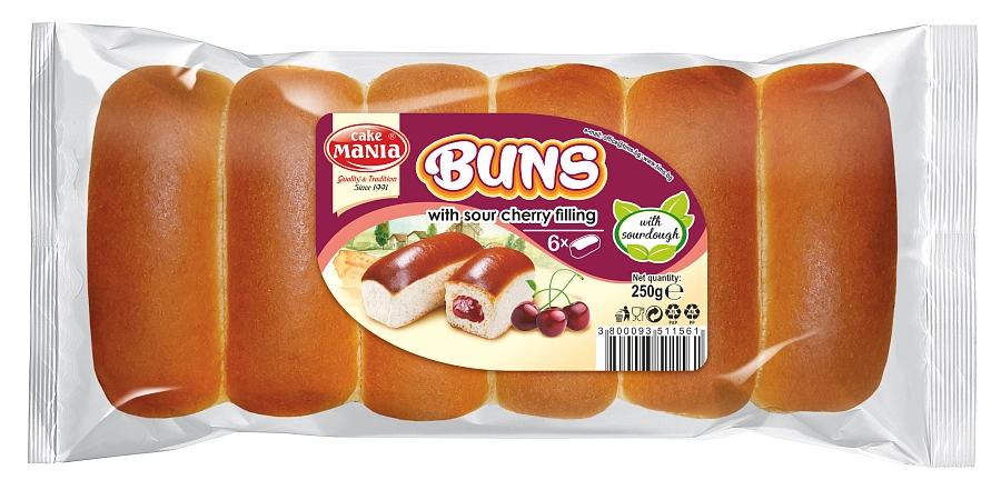 CM- Buns buchtičky 250g višeň (15)