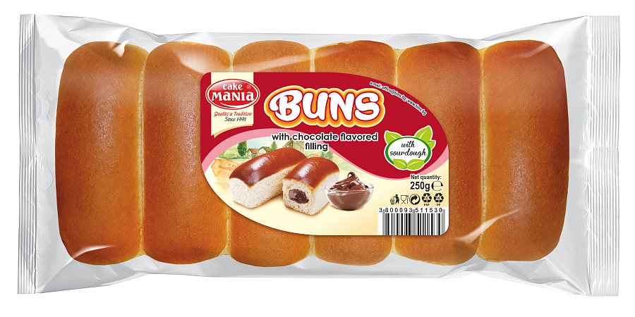 CM- Buns buchtičky 250g čokoláda (15)